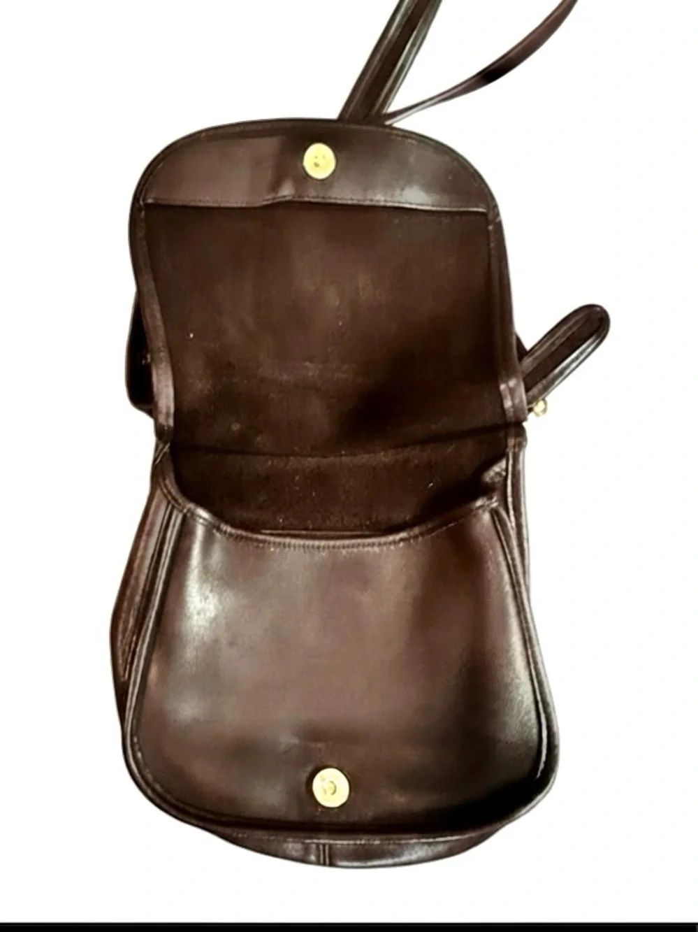 Vintage Coach #9949 Faith Oliver Legrone Legacy mahogany leather shoulder bag